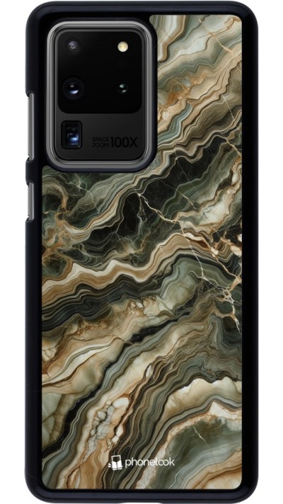 Samsung Galaxy S20 Ultra Case Hülle - Oliv Marmor