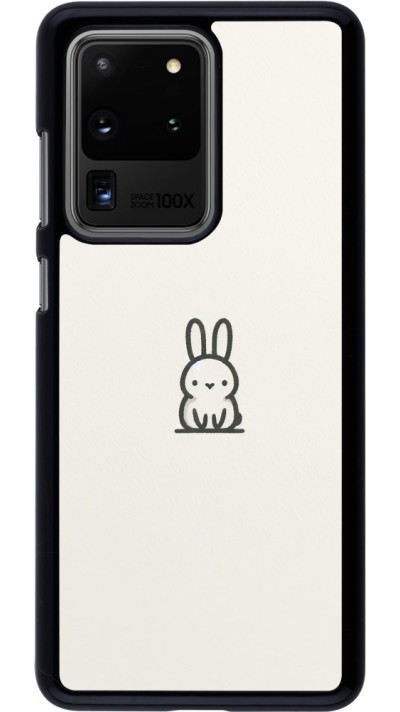 Coque Samsung Galaxy S20 Ultra - Minimal bunny cutie