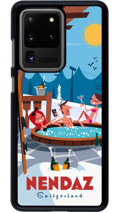 Samsung Galaxy S20 Ultra Case Hülle - Nendaz Mountain Jacuzzi