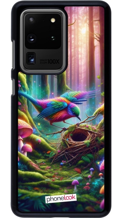Coque Samsung Galaxy S20 Ultra - Oiseau Nid Forêt