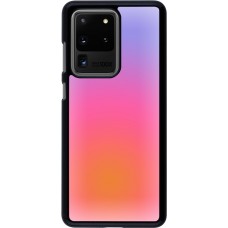 Samsung Galaxy S20 Ultra Case Hülle - Orange Pink Blue Gradient
