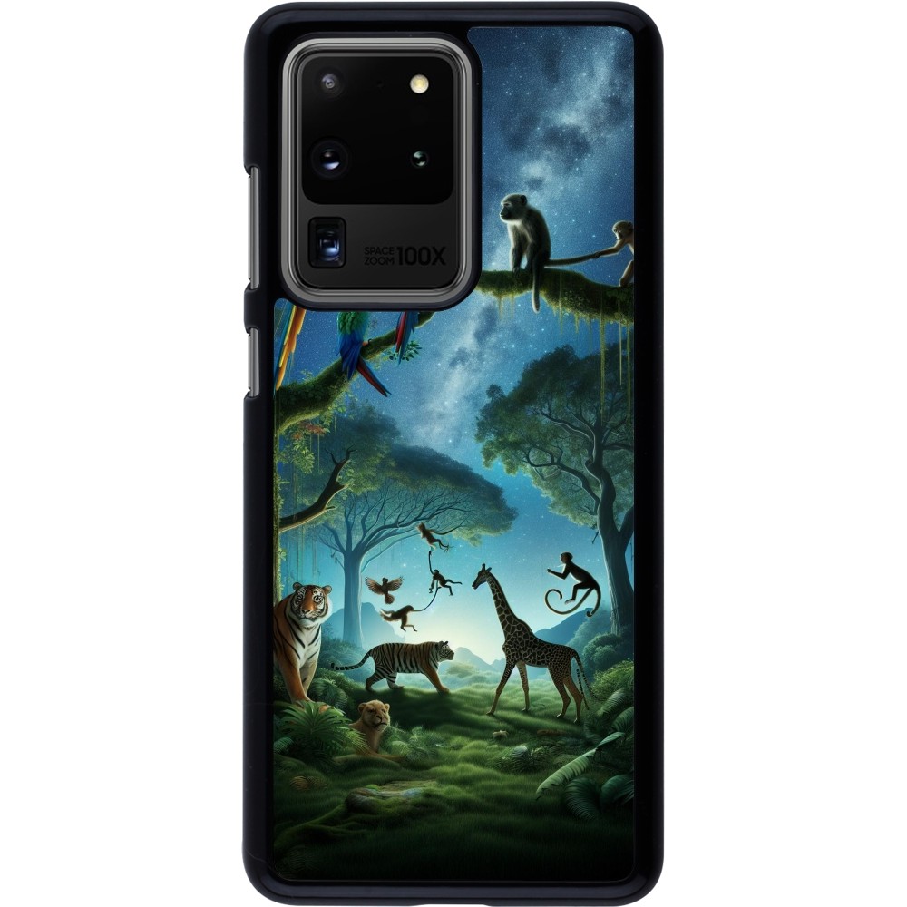 Samsung Galaxy S20 Ultra Case Hülle - Paradies der exotischen Tiere