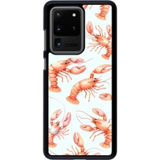 Samsung Galaxy S20 Ultra Case Hülle - Muster von pastellfarbenen Hummern