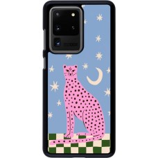 Coque Samsung Galaxy S20 Ultra - Pink leopard with stars 2026