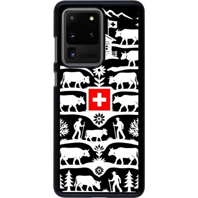Coque Samsung Galaxy S20 Ultra - Poya Suisse 3 noir