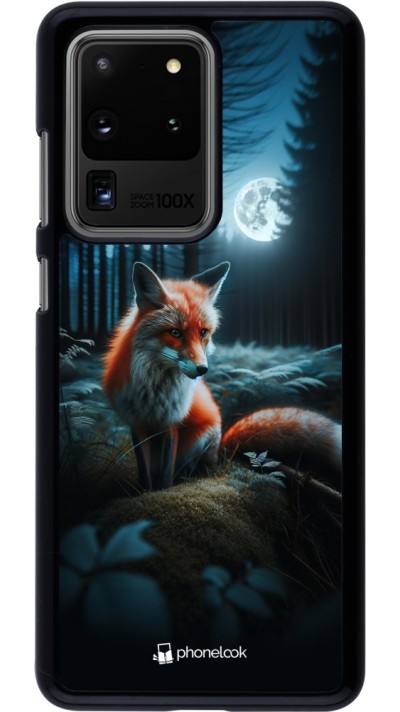 Coque Samsung Galaxy S20 Ultra - Renard lune forêt