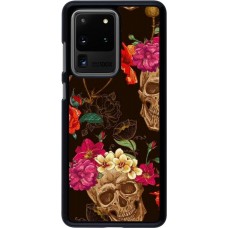 Coque Samsung Galaxy S20 Ultra - Skulls and flowers