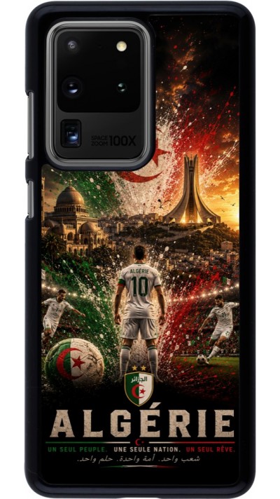 Coque Samsung Galaxy S20 Ultra - Football Algérie splash 2026