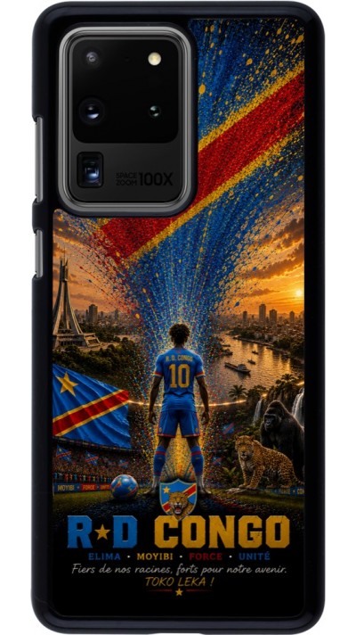 Coque Samsung Galaxy S20 Ultra - Football République démocratique du Congo splash 2026