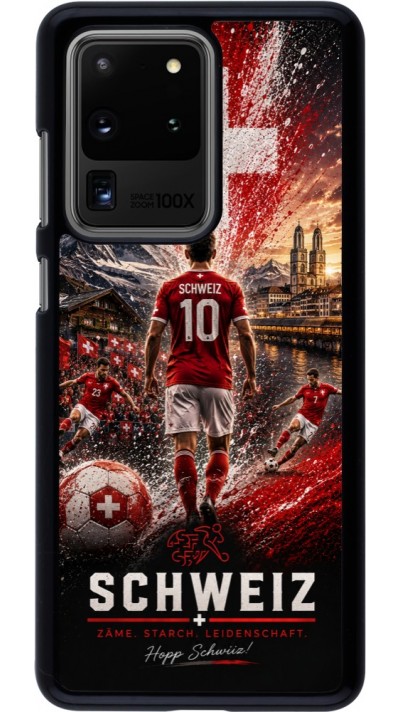 Coque Samsung Galaxy S20 Ultra - Football Schweiz splash 2026