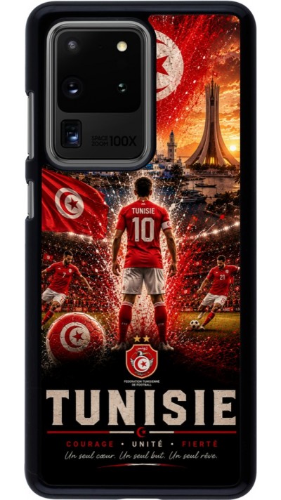Coque Samsung Galaxy S20 Ultra - Football Tunisie splash 2026