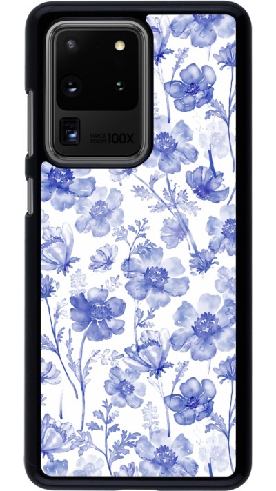Coque Samsung Galaxy S20 Ultra - Spring 23 watercolor blue flowers