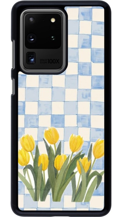Coque Samsung Galaxy S20 Ultra - Blue vichy tulips 2026