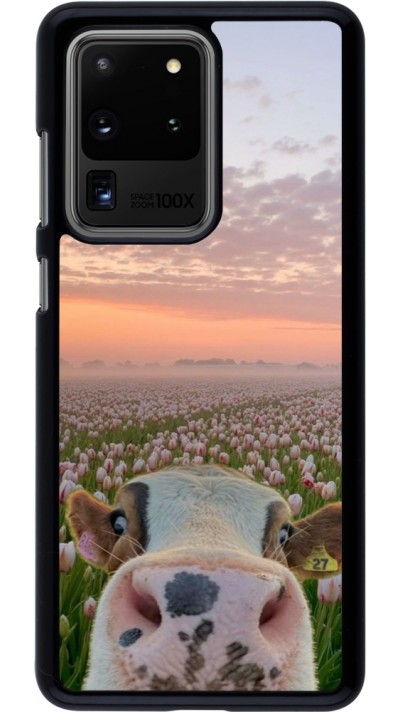 Coque Samsung Galaxy S20 Ultra - Cow with tulips 2026