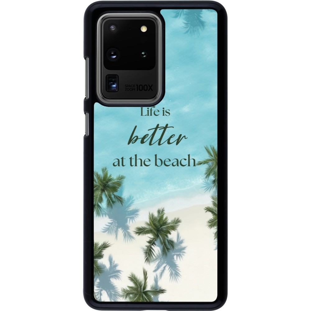 Samsung Galaxy S20 Ultra Case Hülle - Summer 2025 Life is better at the beach