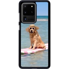 Samsung Galaxy S20 Ultra Case Hülle - Summer Dog on Paddle