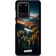 Samsung Galaxy S20 Ultra Case Hülle - Sonnenuntergang Waldsee