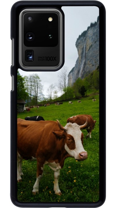 Samsung Galaxy S20 Ultra Case Hülle -  Nationalfeiertag Schweiz Kühe