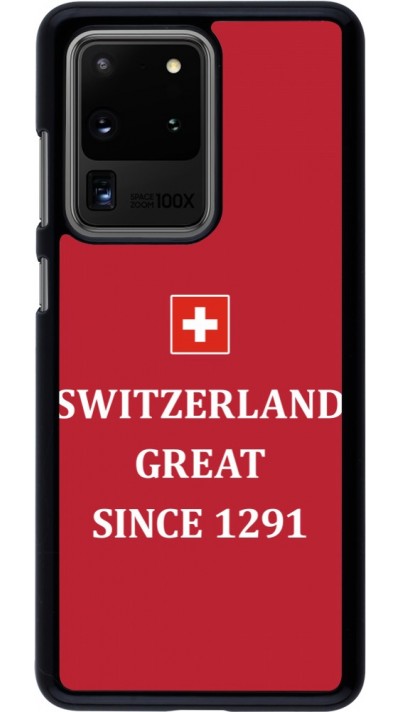 Coque Samsung Galaxy S20 Ultra - Switzerland Great Since 1291