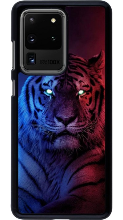 Coque Samsung Galaxy S20 Ultra - Tiger Blue Red