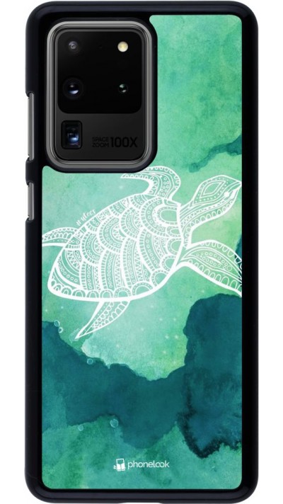 Coque Samsung Galaxy S20 Ultra - Turtle Aztec Watercolor
