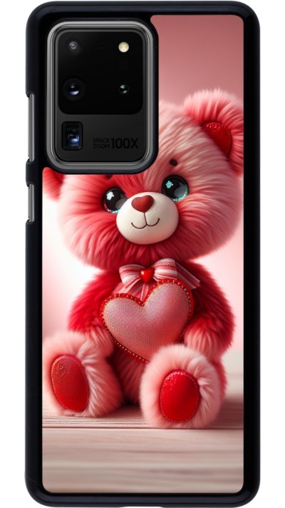 Coque Samsung Galaxy S20 Ultra - Valentine 2024 Ourson rose