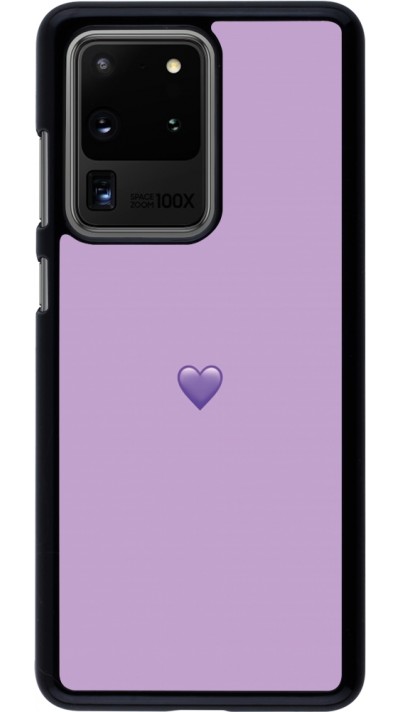 Coque Samsung Galaxy S20 Ultra - Valentine 2023 purpule single heart
