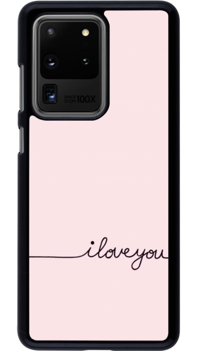 Coque Samsung Galaxy S20 Ultra - Valentine 2023 i love you writing