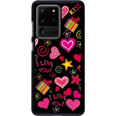 Samsung Galaxy S20 Ultra Case Hülle - Valentine 2023 love symbols