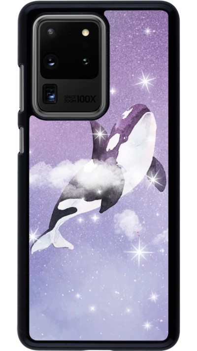 Coque Samsung Galaxy S20 Ultra - Whale in sparking stars