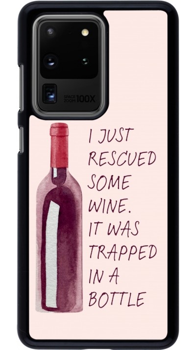 Coque Samsung Galaxy S20 Ultra - I just rescued some wine