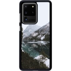 Samsung Galaxy S20 Ultra Case Hülle - Winter 22 snowy mountain and lake