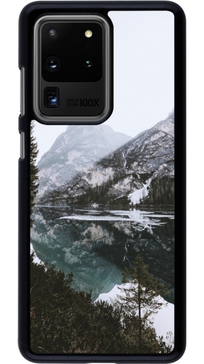 Coque Samsung Galaxy S20 Ultra - Winter 22 snowy mountain and lake