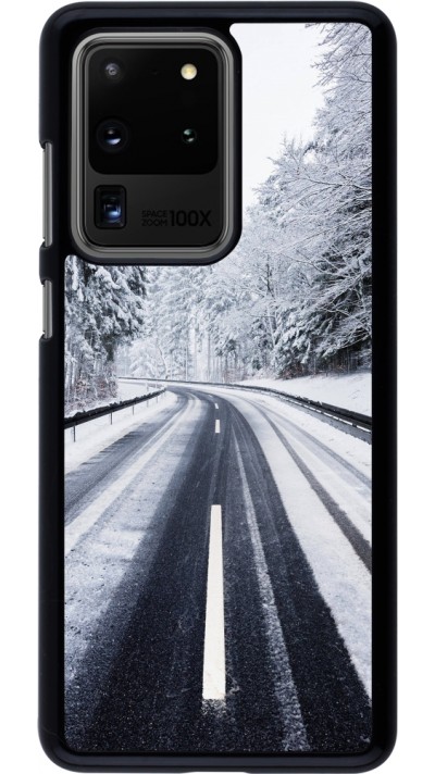 Coque Samsung Galaxy S20 Ultra - Winter 22 Snowy Road