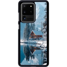 Samsung Galaxy S20 Ultra Case Hülle - Winter 25 Winter house forest day