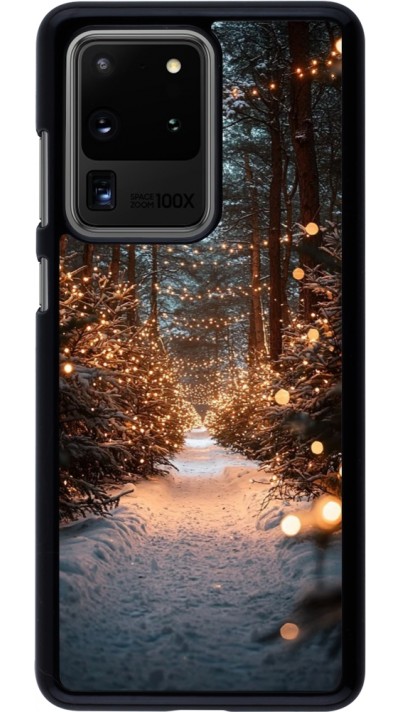 Coque Samsung Galaxy S20 Ultra - Winter 25 Winter snowy road