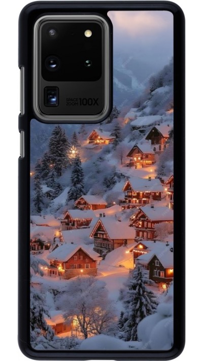 Coque Samsung Galaxy S20 Ultra - Winter 25 Winter snowy village