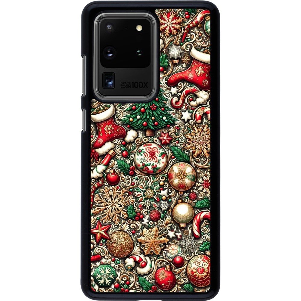 Samsung Galaxy S20 Ultra Case Hülle - Weihnachten 2023 Mikromuster
