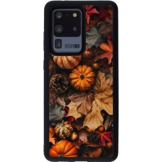 Samsung Galaxy S20 Ultra Case Hülle - Silikon schwarz Autumn 25 Pumpkin