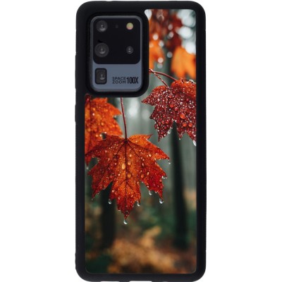 Samsung Galaxy S20 Ultra Case Hülle - Silikon schwarz Autumn 25 Rain