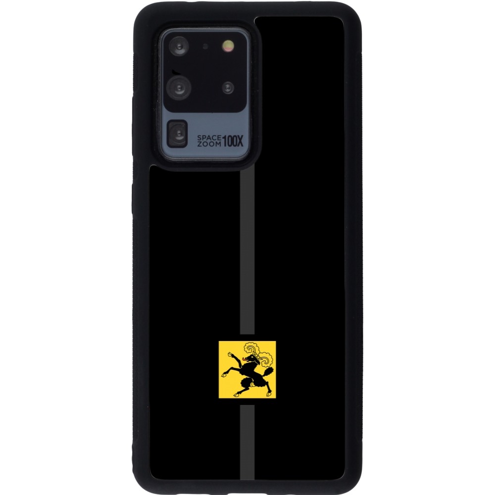 Samsung Galaxy S20 Ultra Case Hülle - Silikon schwarz Kanton SH schwarz