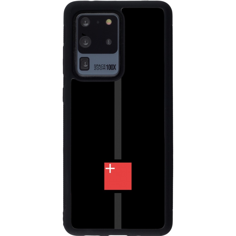 Samsung Galaxy S20 Ultra Case Hülle - Silikon schwarz Kanton SZ schwarz