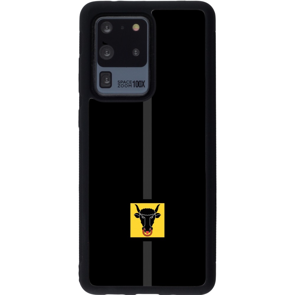 Coque Samsung Galaxy S20 Ultra - Silicone rigide noir Canton UR noir
