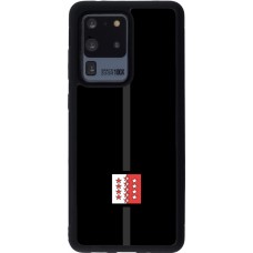 Samsung Galaxy S20 Ultra Case Hülle - Silikon schwarz Kanton VS schwarz