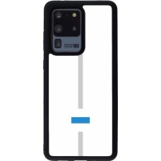 Samsung Galaxy S20 Ultra Case Hülle - Silikon schwarz Kanton ZG weiss