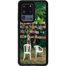 Coque Samsung Galaxy S20 Ultra - Silicone rigide noir Chairs DTMF