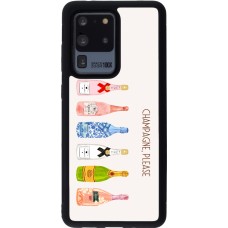 Coque Samsung Galaxy S20 Ultra - Silicone rigide noir Champagne Please
