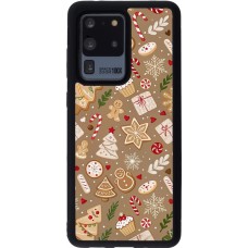 Coque Samsung Galaxy S20 Ultra - Silicone rigide noir Christmas 25 Pattern Ginger Cookie