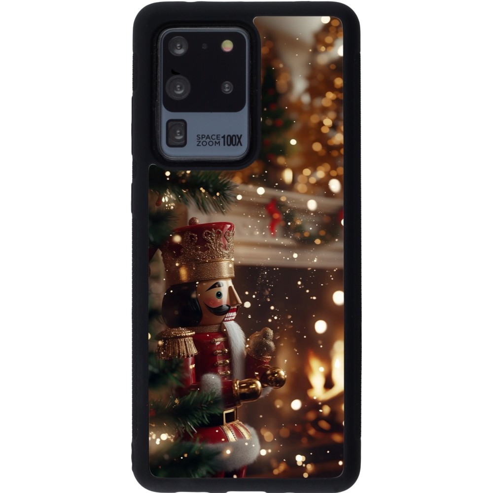 Coque Samsung Galaxy S20 Ultra - Silicone rigide noir Christmas 25 Xmas Nutcracker