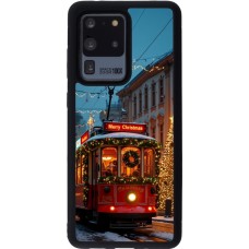 Coque Samsung Galaxy S20 Ultra - Silicone rigide noir Christmas 25 Xmas Train